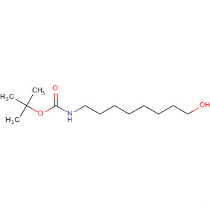 Structure of Carbamic acid, (8-hydroxyoctyl)-, 1,1-dimethylethyl ester