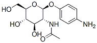 Structure of P-AMINOPHENYL-2-ACETAMIDO-2-DEOXY-B-D-GL UCOPYRANOS