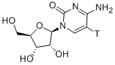 Structure of CYTIDINE, [5-3H]