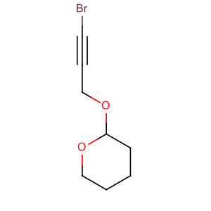 Structure of 2H-Pyran, 2-[(3-bromo-2-propynyl)oxy]tetrahydro-