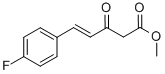 Structure of (E)-methyl 5-(4-fluorophenyl)-3-oxopent-4-enoate