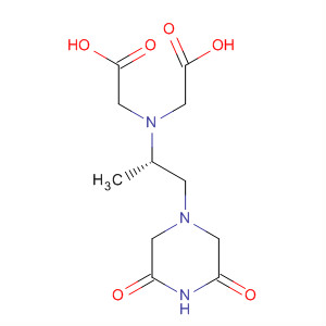 Glycine,N-(carboxymethyl)-N-[2-(3,5-dioxo-1-piperazinyl)-1-methylethyl]-, (S)-结构式