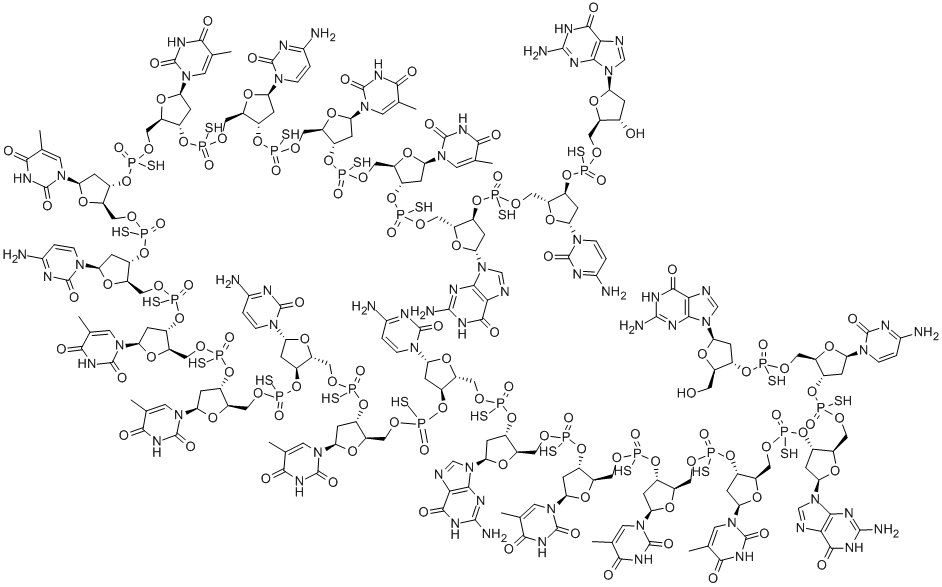 Structure of Fomivirsen