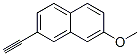 Structure of NAPHTHALENE,2-ETHYNYL-7-METHOXY-