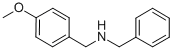 Structure of Benzenemethanamine, 4-methoxy-N-(phenylmethyl)-