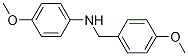 4-甲氧基-N-(4-甲氧基苄基)苯胺结构式