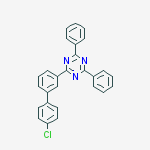 2-(4'-氯-[1,1'-联苯]-3-基)-4,6-二苯基-1,3,5-三嗪结构式