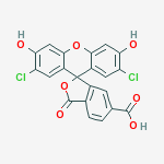 6-羧基-2,7-二氯荧光素结构式