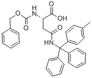 Structure of Z-ASN(MTT)-OH
