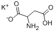 Structure of DL-Aspartic acid potassium salt