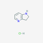 Structure of 2,3-Dihydro-1H-pyrrolo[3,2-b]pyridine hydrochloride