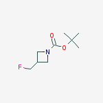 Structure of 3-FluoroMethyl-azetidine-1-carboxylic acid tert-butyl ester