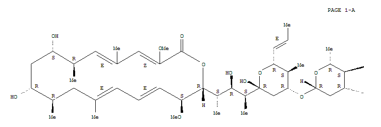 Chemical structure of concanamycin E