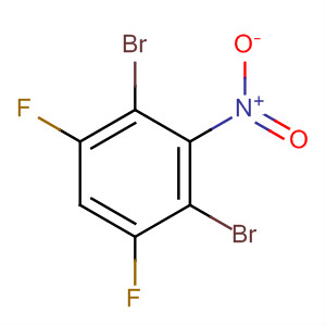 Structure of 2,4-dibromo-1,5-difluoro-3-nitrobenzene