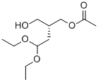 Structure of 1,3-Propanediol, 2-(2,2-diethoxyethyl)-,monoacetate,(R)-