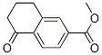 Structure of 2-Naphthalenecarboxylic acid, 5,6,7,8-tetrahydro-5-oxo-, methyl ester