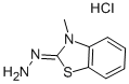 Structure of 3-METHYL-2-BENZOTHIAZOLINONE HYDRAZONE HYDROCHLORIDE