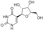 Chemical structure of BETA-PSEUDOURIDINE