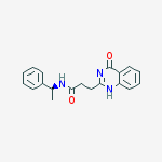 3-(4-oxo-1h-quinazolin-2-yl)-n-[(1s)-1-phenylethyl]propanamide结构式