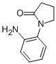 Structure of 2-pyrrolidinone, 1-(2-aminophenyl)-