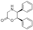 Structure of (5S,6R)-5,6-Diphenyl-2-morpholinone