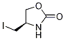 Structure of 2-Oxazolidinone, 4-(iodomethyl)-, (4R)-