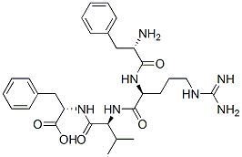 Structure of phenylalanyl-arginyl-valyl-phenylalanine
