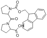 1-[1-[(9H-芴-9-基甲氧基)羰基]-L-脯氨酰]-D-脯氨酸结构式