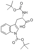 Structure of BOC-TRP(BOC)-OH