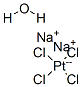 Structure of Sodium tetrachloroplatinate(II) hydrate