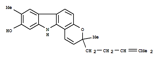 Isomahanine结构式