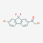 Structure of 2-bromo-1-(7-bromo-9,9-difluoro-9H-fluoren-2-yl)Ethanone