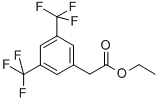 Structure of ETHYL 3,5-BIS(TRIFLUOROMETHYL)PHENYL ACETATE