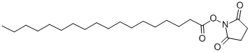 Structure of Stearic acid-N-hydroxysuccinimide ester