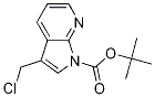 Structure of tert-butyl 3-(chloroMethyl)-1H-pyrrolo[2,3-b]pyridine-1-carboxylate