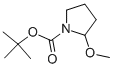 Structure of TERT-BUTYL 2-METHOXYPYRROLIDINE-1-CARBOXYLATE