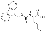 Structure of FMOC-DL-NLE-OH