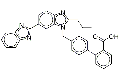 Structure of N-DesMethyl TelMisartan
