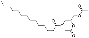 Structure of 2,3-Diaceto-1-myristin
