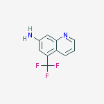 Structure of 5-(TRIFLUOROMETHYL)QUINOLIN-7-AMINE