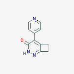 Structure of 2-pyridin-4-yl-4,5-diazabicyclo[4.2.0]octa-1,5-dien-3-one
