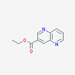 Ethyl 1,5-naphthyridine-3-carboxylate结构式