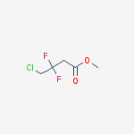 Structure of METHYL 4-CHLORO-3,3-DIFLUOROBUTYRATE, 97%
