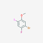 Structure of 5-BROMO-4-FLUORO-2-IODOANISOLE