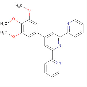 Structure of 2,2':6',2''-Terpyridine, 4'-(3,4,5-trimethoxyphenyl)-