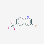 Structure of 3-bromo-6-(trifluoromethyl)quinoline