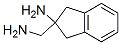 Structure of 1H-Indene-2-methanamine,  2-amino-2,3-dihydro-
