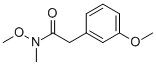 Structure of N-METHOXY-2-(3-METHOXY-PHENYL)-N-METHYL-ACETAMIDE