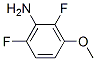 Structure of Benzenamine,2,6-difluoro-3-methoxy-