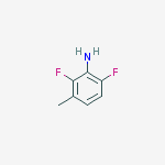 Structure of 2,6-DIFLUORO-3-METHYLANILINE, 97%